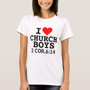 Camiseta EU AMO t-shirts DE IGREJA