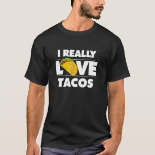 Camiseta Eu Amo Tacos Engraçado Comida Mexicana 1