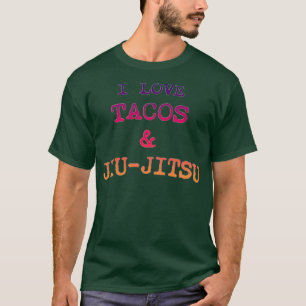 CAMISETA EU AMO TACOS JIUJITSU