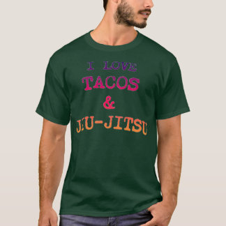 CAMISETA EU AMO TACOS JIUJITSU