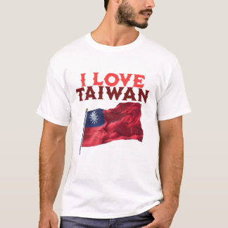 Camiseta Eu amo Taiwan