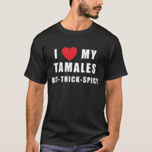 Camiseta Eu amo tamales