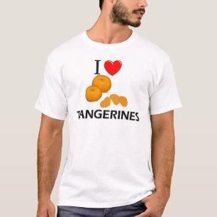 Camiseta Eu amo tangerinas