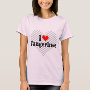 Camiseta Eu amo tangerinas