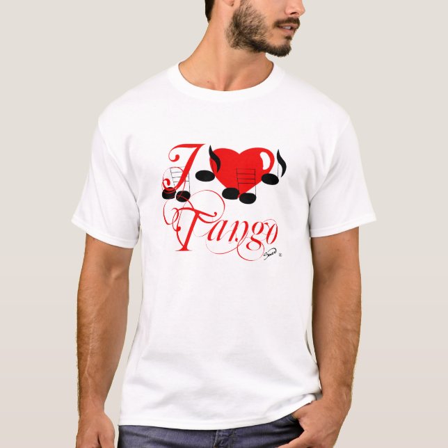 Camiseta Eu Amo Tango! (Frente)
