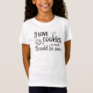 Camiseta Eu amo tanto biscoitos, eu poderia ser um