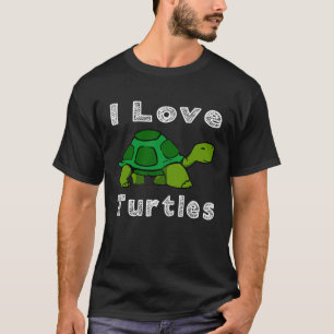 Camiseta Eu Amo Tartarugas Tortas E Tartaruga Do Mar De Zoo