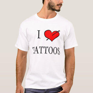Camiseta Eu amo tatuagens
