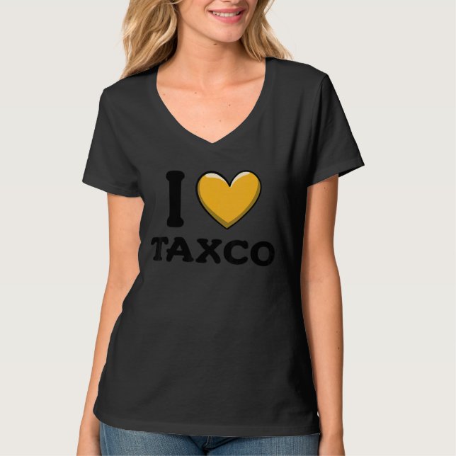 Camiseta Eu Amo Taxco México 6 (Frente)