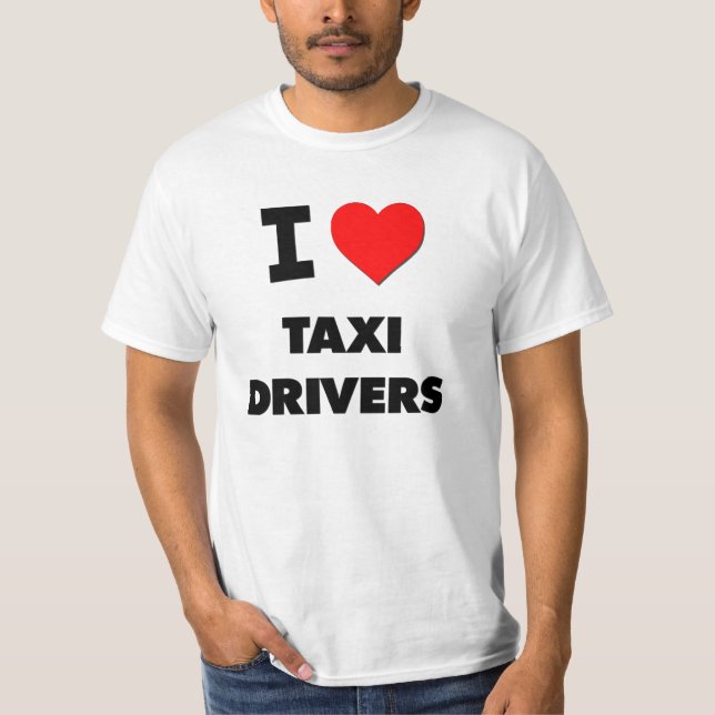 Camiseta Eu amo taxistas (Frente)