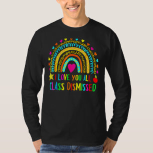 Camiseta Eu Amo-Te A Toda A Classe Leopardo Dispensado No Ú