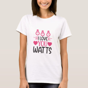 Camiseta Eu Amo-Te Watts