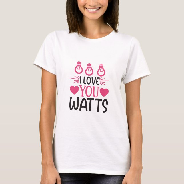 Camiseta Eu Amo-Te Watts (Frente)