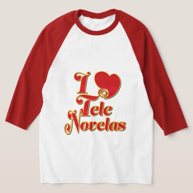 Camiseta Eu Amo Telenovelas (Postura )