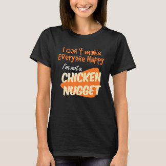 Camiseta Eu Amo Tenders de Nuggets de Frango Não Sou Uma Fr