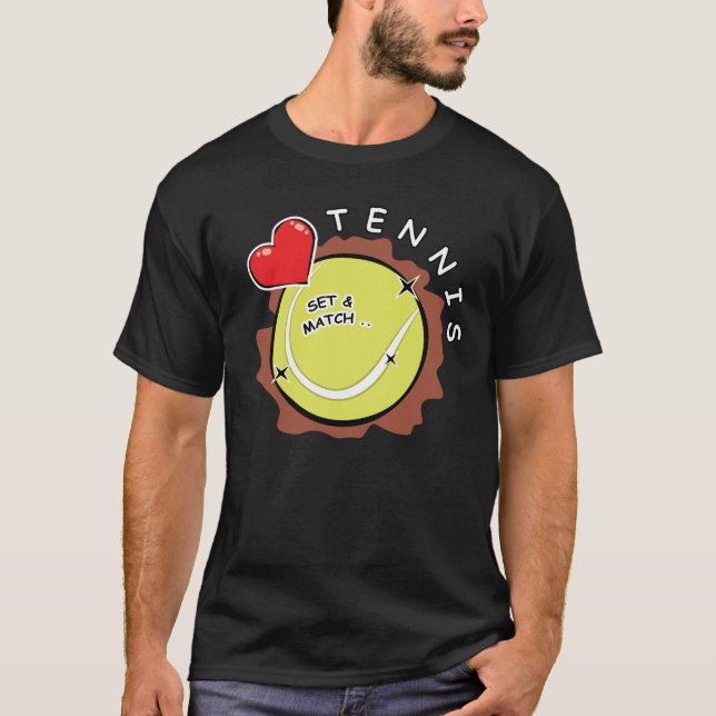 Camiseta Eu Amo Tênis (Frente)