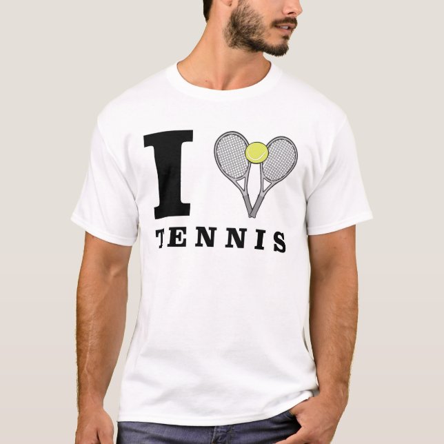 Camiseta Eu Amo Tênis (Frente)