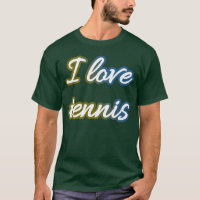 Eu amo tênis e tênis ama humor