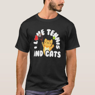 Camiseta Eu Amo Tênis Gatos Fofo Gatinho Felino Esportes
