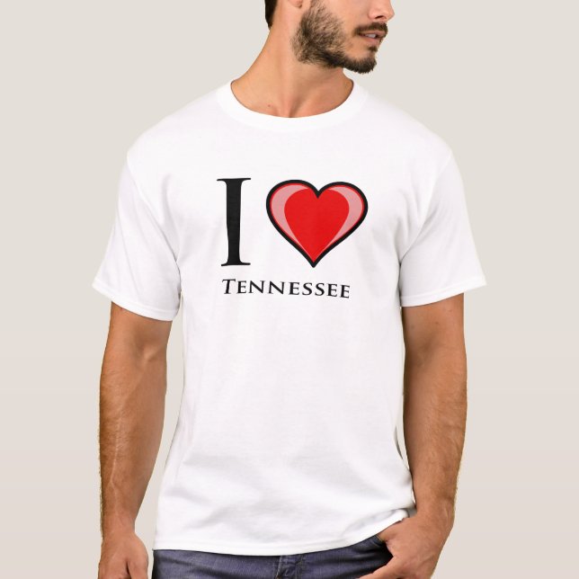 Camiseta Eu amo Tennessee (Frente)