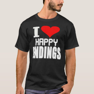 Camiseta Eu amo términos felizes -- T-shirt