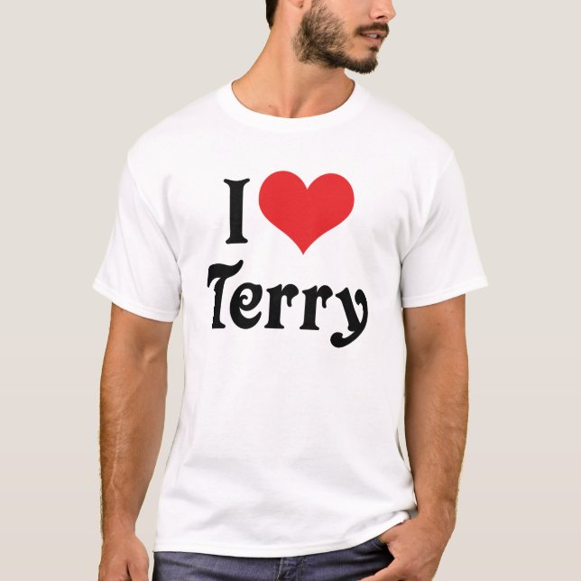 Camiseta Eu Amo Terry (Frente)