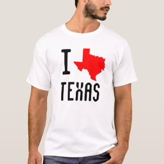 Camiseta Eu amo Texas