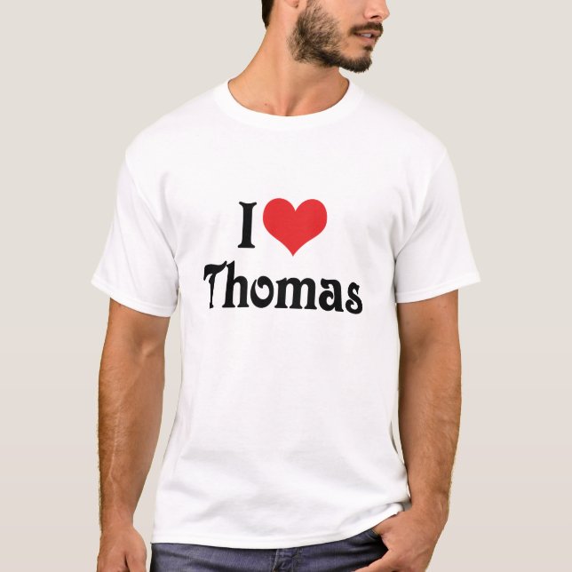 Camiseta Eu Amo Thomas (Frente)