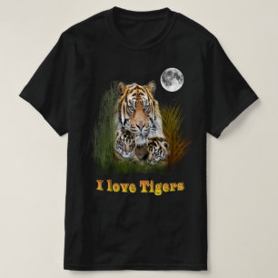Camiseta Eu amo Tigers