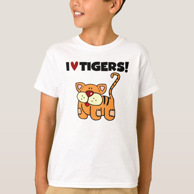 Camiseta Eu Amo Tigres (Frente)