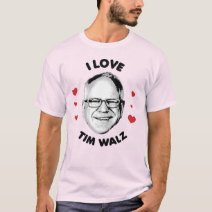 Camiseta Eu Amo Tim Walz