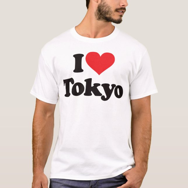 Camiseta Eu amo Tokyo (Frente)