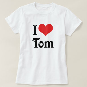 Camiseta Eu Amo Tom