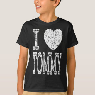 Camiseta Eu Amo Tommy Namorados Son Boy Heart Hus
