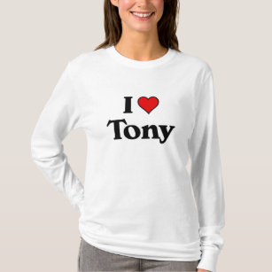 Camiseta Eu amo Tony