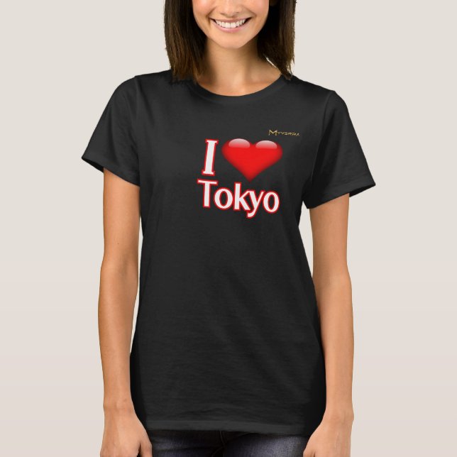 Camiseta Eu Amo Tóquio (Frente)