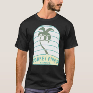Camiseta Eu Amo Torrey Pines Beach California Palm Tree Ca