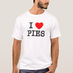 Camiseta Eu amo TORTAS (a comida)
