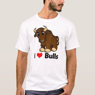 Camiseta Eu amo touros