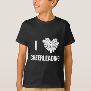 Camiseta Eu Amo Treinador de Torcida de Cheerleading