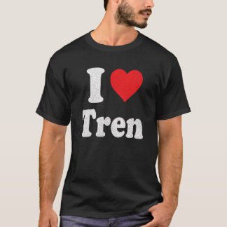 Camiseta Eu Amo Tren Distressed Retro Vintage Design_3
