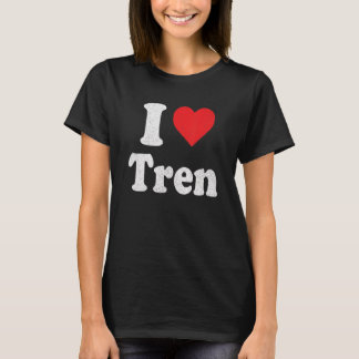 Camiseta Eu Amo Tren Distressed Retro Vintage Design_3