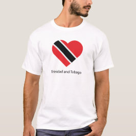 Camiseta Eu amo Trinidad e Tobago