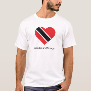 Camiseta Eu amo Trinidad e Tobago