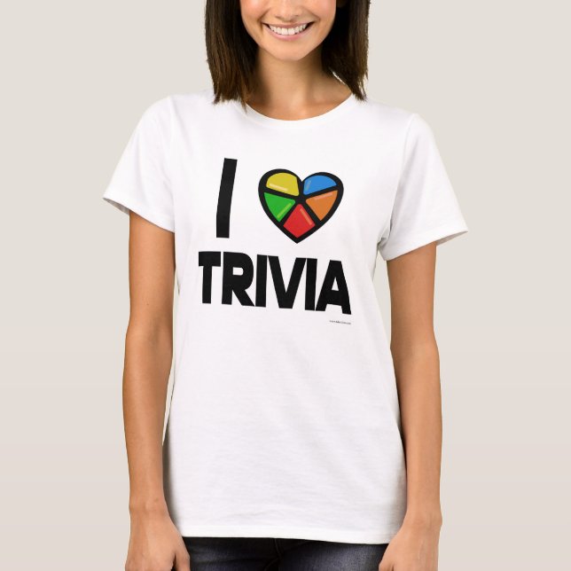 Camiseta Eu Amo Trivia Diversão Epic Gamer Slogan (Frente)