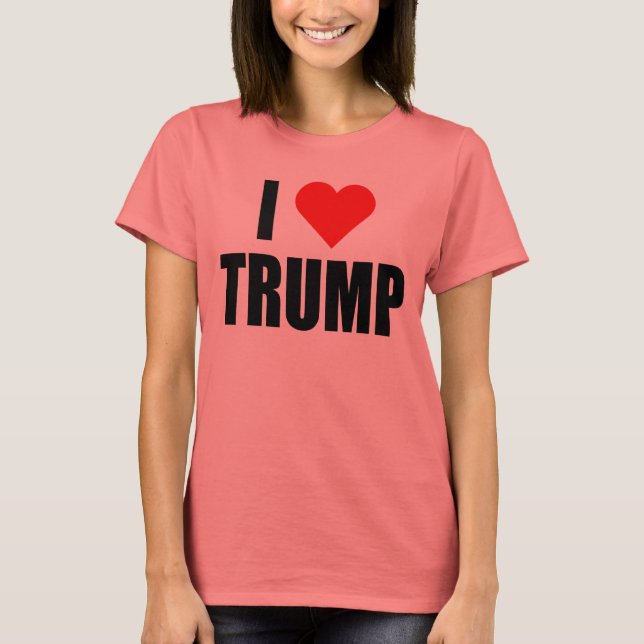 CAMISETA "EU AMO TRUMP" (Frente)