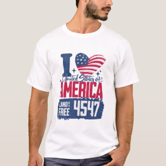 Camiseta Eu Amo Trump 4547