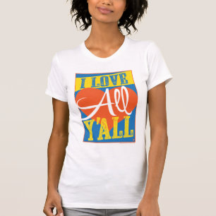 Camiseta Eu amo tudo você