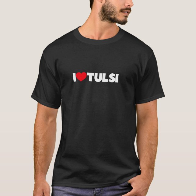 Camiseta Eu Amo Tulsi Gabbard T Shirt (Frente)