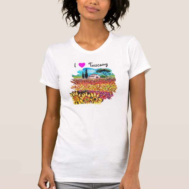CAMISETA EU AMO TUSCÂNIA E FANTASIA (Frente)